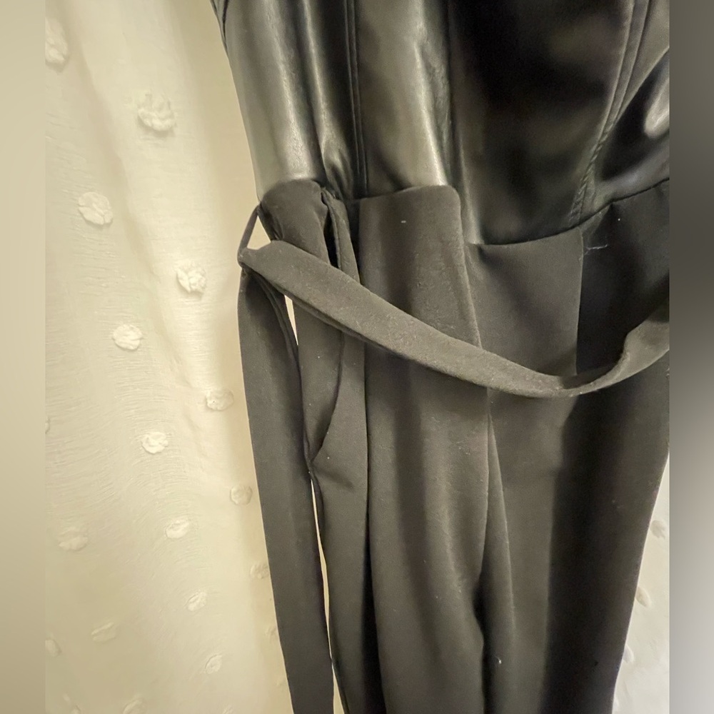 Dynamite Leather Tube Jumpsuit - Picture 3 of 5